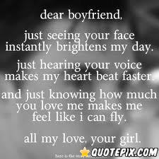 Dear Boyfriend Quotes