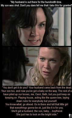 Andrea vs. Lori, The Walking Dead season 2 More