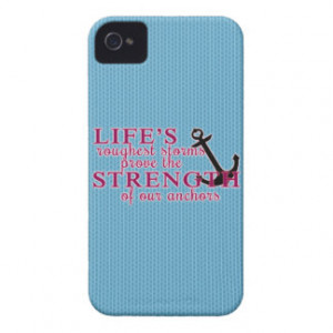 Anchor Strength Quote Case-Mate iPhone 4 Case