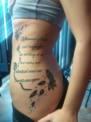 This is my second tattoo. The quote is from Harry Potter and the ...