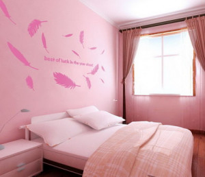 Teenage Bedroom Wall Quotes Tumblr Girls pink modern bedroom
