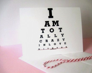 Boyfriend birthday card, I love you card-I am Totally Crazy in Love ...