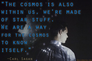 We are made of star-stuff. Our bodies are made of star-stuff. There ...