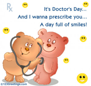 Cute Wish On Doctor's Day.