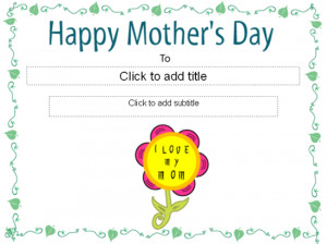 Mother's Day Templates