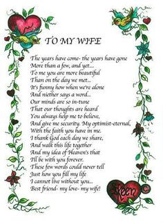 Love You Wife Poem | love my wife poems graphics and comments More