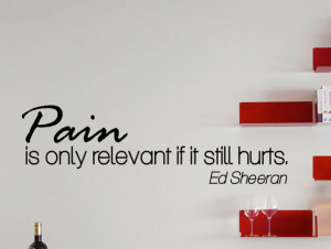 Ed Sheeran Quote Inspirational Wall Decal Typography Home Décor ...