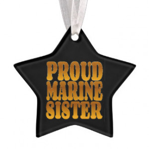 Marine Quote Christmas Ornaments