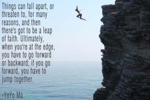 Leap of Faith for a Second Enlightenment