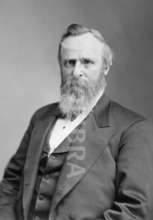 Portrait Rutherford Hayes The President Usa Jvpd