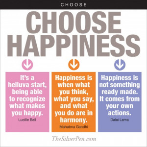 Choose Happiness | The Silver Pen