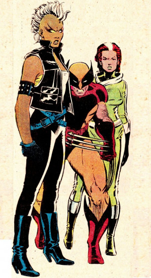 Storm, Wolverine & Rogue By John Romita Jr. (pencils), Dan Green (inks ...