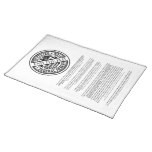 Anti Federal Reserve System Logo & Famous Quotes Place Mats