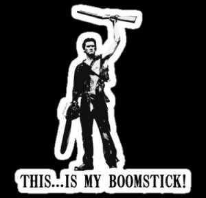 Army of Darkness quote- This is my Boomstick!!