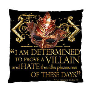 Shakespeare-King-Richard-III-Villain-Quote-Standard-Cushion-Cover-Two ...