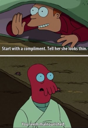 Fry Tells Zoidberg All The Right Things To Say To Win a Woman’s ...