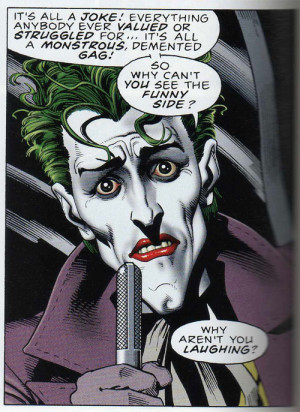 agree to a point, but The Joker's face is quite characteristically ...