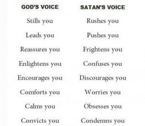 Listening to God's voice