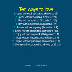 10 ways 2 love, god, god love, love, quotes, ten ways to love ...