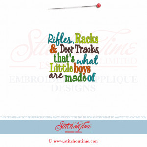 6147 Sayings : Rifles, Racks & Deer Tracks 4x4