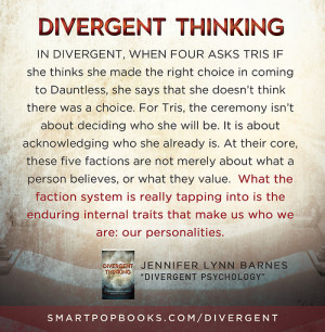 ... Divergent Psychology” in Divergent Thinking: YA Authors on Veronica