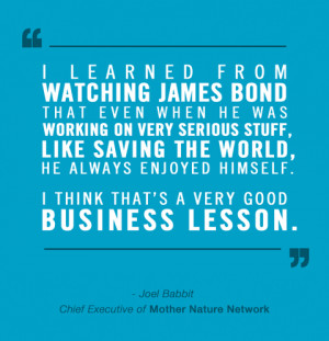 Today’s Wednesday Wisdom comes from Joel Babbit, chief executive of ...