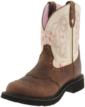 Justin Boots Women's Gypsy-L9924 Boot,Brown/Cream,10 B US Best