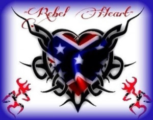 FREE: Rebel Flag Heart