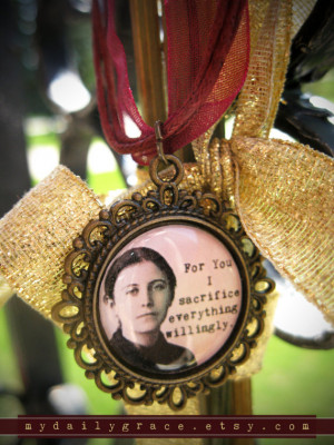 St. Gemma Galgani Necklace, Catholic Jewelry, Saint Medal