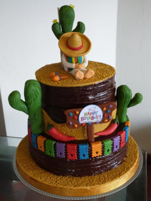 traditional mexican birthday cake