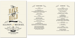 ... Ceremony Programs Optical Occasion 3 With Decor And Wedding Ceremony