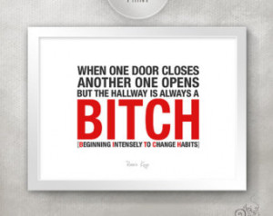 ... Fun Typography / Funny Quote / Gift for a Friend College Dorm Room