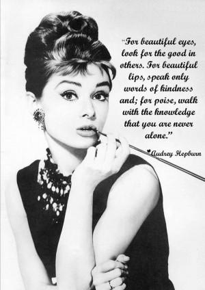 Audrey Hepburn - beauty tips