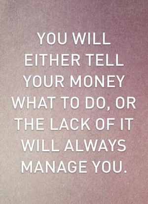 tell your money what to do tell your money what to do