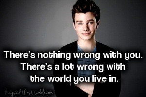 Chris Colfer quote