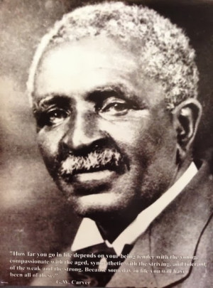 washington carver statue of carver on an interpretive trail carver ...