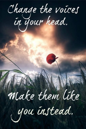 No negative self-talk.