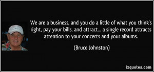 More Bruce Johnston Quotes