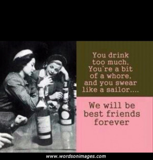 friendship drinking quotes