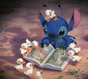 This! It's my favorite image of Stitch >.