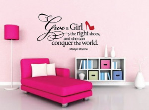 ... Quotes and Sayings Pictures for Girls Pink Bedroom Wall Stickers