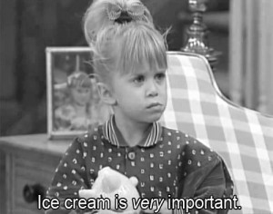 funny, ice cream, olsen, olsen sister, quotes