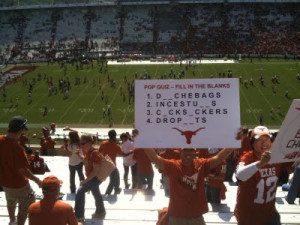 The Texas Longhorns and Oklahoma Sooners Rivalry in Funny Photos