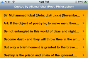 Allama Iqbal English Quotes