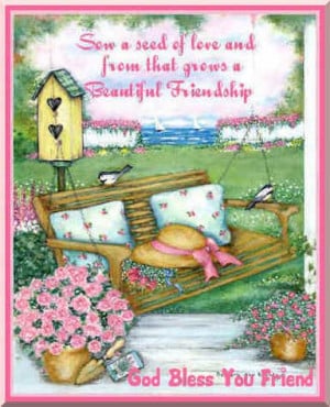 God Bless You Friend quote pink pretty friend friendship quote ...