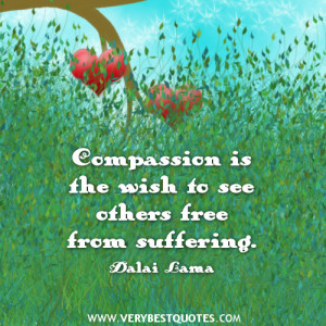 compassion quotes by Dalai Lama, free from suffering quotes