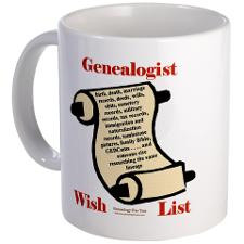 Genealogy Wish List Coffee Mug