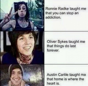 ... falling in reverse, of mice and men, oli sykes, quotes, ronnie radke