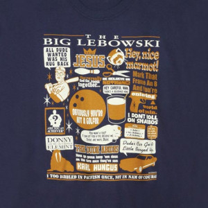 Big Lebowski Quote Mash Up T-Shirt