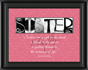 Sister Quotes Gifts